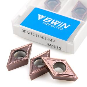 China O carboneto do CNC DCMT070202 introduz a ferramenta do torno do metal 11T3 de DCMT 07 supplier