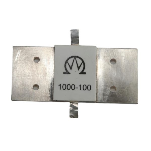 1000 Watt RF Power Resistor with DC to 0.5GHz Frequency Range and VSWR 1.2 for Flange Mount Applications