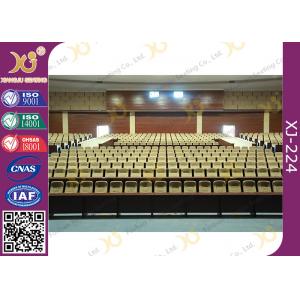China Paint Plywood Flexible Armrest Commercial Theater Seating For Acoustic Room / Auditorium supplier