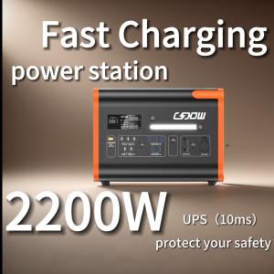China Estación de energía solar portátil de potencia máxima de 4400W con protección BMS y onda senoidal pura wholesale