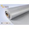 China 17 OZ Grey Welding Fabric Silicone Coated Fiberglass Cloth For Welding Curtains &amp; Blankets wholesale