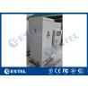 Floor Mount Outdoor Telecom Equipment Cabinet IP55 AC 220V With Rectifier System