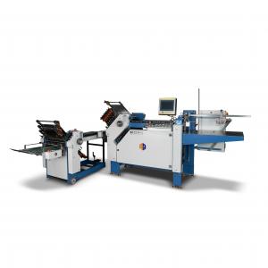 Reliable Performance A3 Sheet Inserts Folding Cross Fold Leaflets Folding Machine With Double Sheet Detection Unit