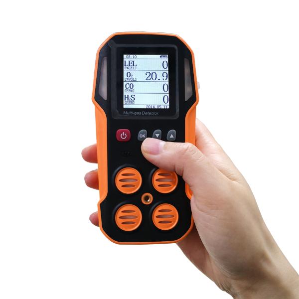 Portable Multi-Gas Detector: Industrial-Grade High Accuracy with Infrared/Catalytic Sensors, Smart Alarm & Safety Certifications