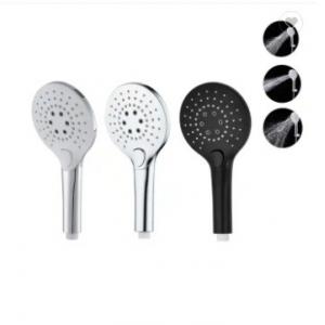 China Transform Your Shower 3 Functions Bathroom ABS Chrome High Pressure Hand Held Water Saving Shower Head supplier