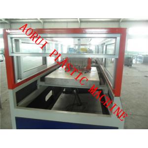 China WPC Chair Profile Plastic Extrusion Line , Bench Profile Machine wholesale
