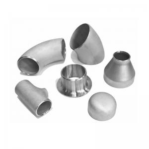 Food Grade Round Pipe Fittings Nipple Stainless Steel 304 Pipe Fittings Customized