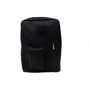 Fashionable Black Canvas Ladies Travel Bags With Large Storage Space