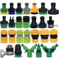 China Garden Water Hose Tap Connector Plastic Quick Hose Adaptor Accessories 1/2 inch for sale