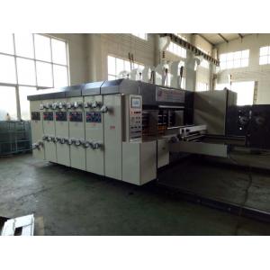 China lead edge feeding high speed flexo printing slotting die cutting machine, corrugated carton printing machine supplier
