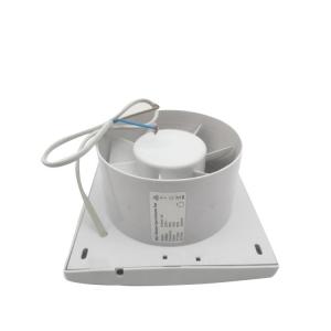 210mm Wall Ceiling Mount Ventilation Fan with Pull Switch and LED Light White 23-65mm