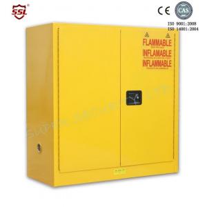 Lab Safety Flammable Liquid Storage Cabinet With Paddle Lock , Hazardous Storage Cabinets