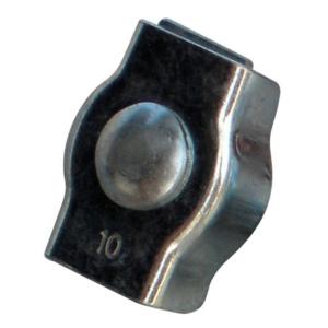 Simplex Wire Rope Clip 0.005 - 0.073 Kg/Pc Wire Cable Clips Galvanized Carbon Steel