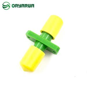 Network Flange Simplex ST To ST Adapter Fiber Cable Adapters Plastic Housing