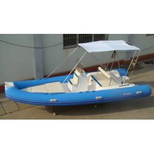 Funsor Marine Semi - fiberglass Inflatable RIB Boats 1980kg Max Load 5.5 meter