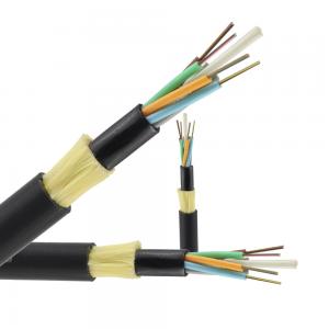 China High quality outdoor optical fiber cable Adss fiber optic cable 1Km Price supplier