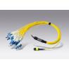 Single Mode 48 Core LSZH MPO Fiber Optic Cable Assemblies