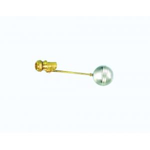 High Precision Adjustable Brass Float Ball Valve With Stainless Steel / Copper Ball