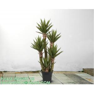 China Waterless Natural-Design Real Touch Plant Trees Large Artificial Aloe Vera Simulation 1.25m Home Decor Plastic Tree supplier