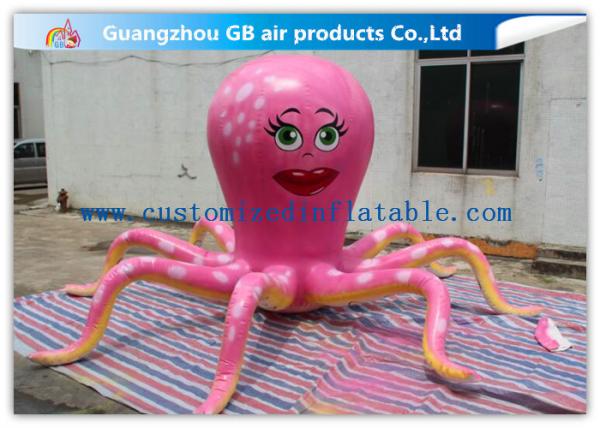Versatile Giant Inflatable Cartoon Characters Blow Up Octopus Or Squid