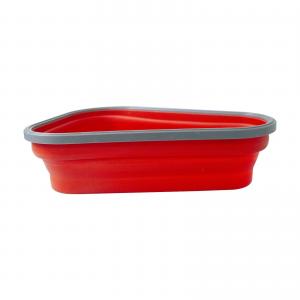 Slice 10" X 7.5" X 1.5" Pizza Storage Container With 5 Microwavable Serving Trays