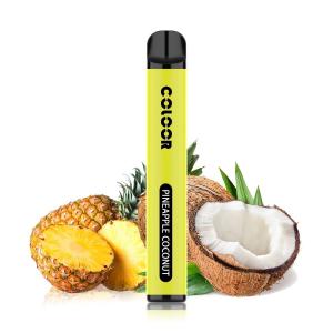 Pineapple Coconut 800 Puff Disposable VAPE Color Electronic Cigarette