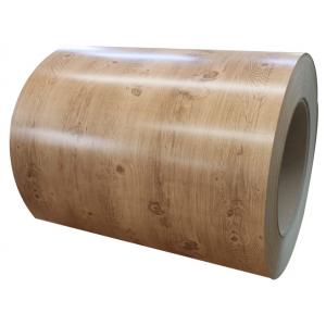 China Alloy 3003 H24 Wood Designed Pattern Coating Aluminum Coil 24Ga X 48Inch Prepainted Aluminum Sheet For Building Facades supplier
