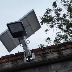 China Solar Street Light with WIFI and Security Camera Light Power 100W for Gate supplier