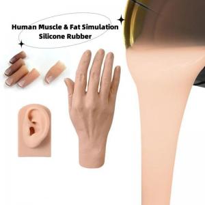 China 4.0Mpa Human Muscle And Fat Simulation Elastomer Silicone Rubber For Artificial Limbs Making supplier