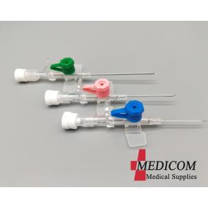 China cánula intravenosa del catéter de la cánula del intravenoso con el puerto de inyección y alas 14G 16G 18G 20G 22G 24G 26G estéril por el gas del eo supplier