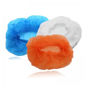 China Multi Colored ISO13485 Non Woven Bouffant Cap supplier