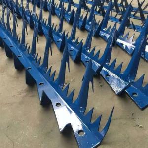China Powder Coated Anti Climb Wall Metal Fence Post Spikes 64mm-100mm supplier