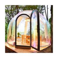 China RHOS Outdoor Large Dome Tent 4m PC Transparency Gazebo Canopy Tent on sale