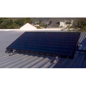 China Flat Panel​ Blue Titanium Absorber Solar Water Heater , Split Flat Plate Solar Collector wholesale
