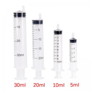 Disposable Sterile Syringes Luer Lock Non Pyrogenic Three Part 10 Ml 20 Ml