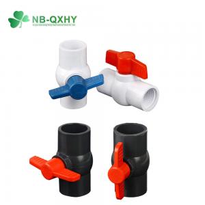 Customized Request PVC Compact Ball Valve Pn16 Plastic Ball Valve with UV Protection