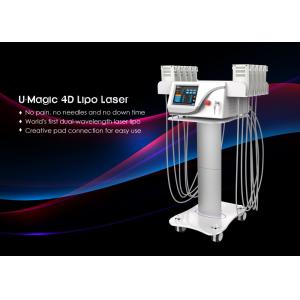 China Tuv Medical Ce Smart Lipo Machine , Non Invasive Laser Lipo Machine 650nm / 940nm supplier