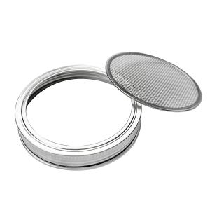 China Métal Mesh Sprouting Jar Lids 304 couvercles de germination d'acier inoxydable de solides solubles 86mm supplier