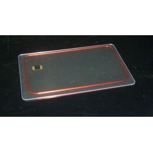 China Transparent laminated PVC White card for gift card , discount card supplier