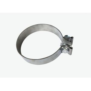China 1.8mm Thick Narrow Exhaust Band Clamps For Muffler Pipes supplier