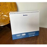 China ISO CS Cardboard Paper Table Calendar Black Brown 190x260mm on sale