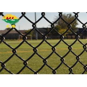Black Decorative Garden Welded Wire Mesh Chain Link Fence Pvc Coated