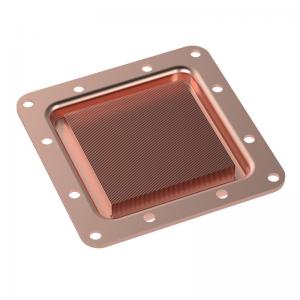 Custom Electronic OEM Copper Skiving Heat Sink With Passiviation