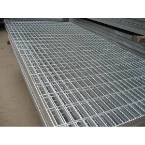 China Twisted / Round Bar Galvanized Serrated Grating , 30 X 5 Bearing Bar Grating supplier