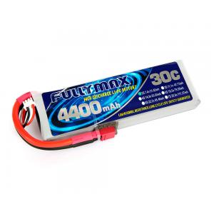 FULLYMAX Li-po Battery packs 30C 4400mAh 2S 7.4V with T Plug for RC Car Boat Truck Heli Airplane