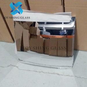 Customized 1.8mm 2mm 3mm 4mm Rectangular Convex Glass Mirror For Car