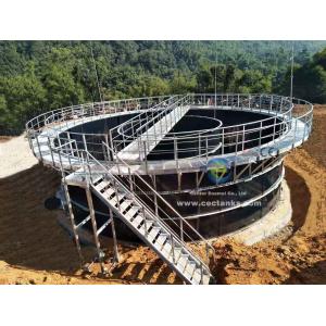 Glass - Fused - To - Steel Tank With Double Membrane Roof For Biogas Storage