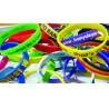 3 color segmented country flags silicone bracelet silicone wristband with