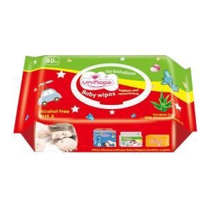 China Alcohol-Free Organic Cotton Baby Wipes Private Label 15*20CM Sheet Size supplier