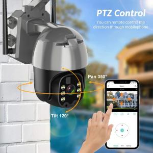 2mp/4mp 4G Waterproof Outdoor Security Camera With SIM Card Solar Panel Battery